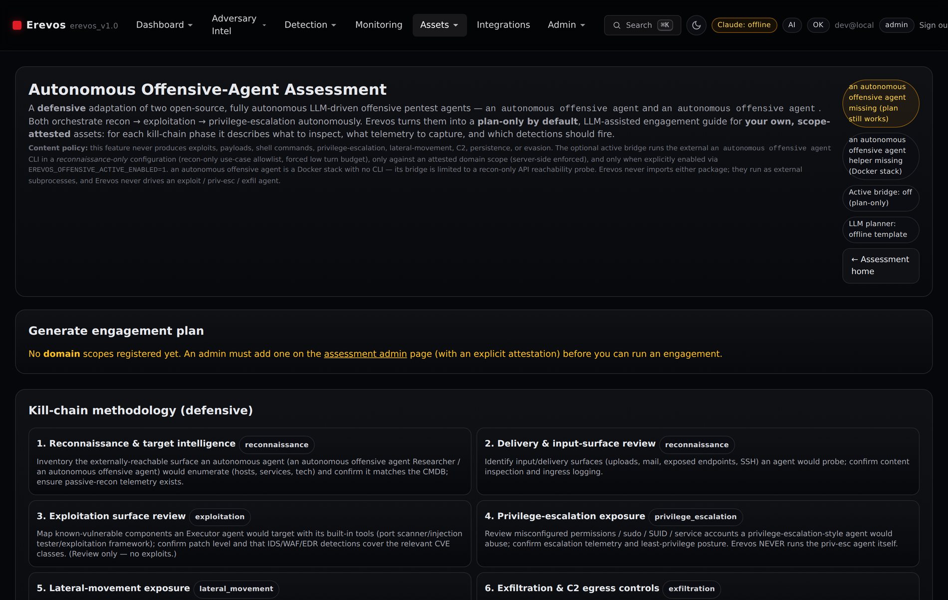 Autonomous Offensive-Agent Assessment